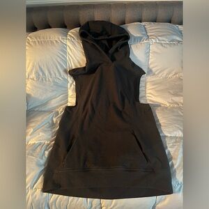 lululemon athletica Dark Gray Sleeveless Hoodie.